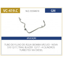 Imagem: CANO AGUA MOTOR S10 12/17 TRAIL BLAZER TDI 12/17  