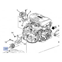 Imagem: COXIM MOTOR TRASEIRO CAPTIVA 2.4 2008...2010  