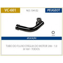 Imagem: CANO AGUA MOTOR PEUGEOT 206 1.0 16V  