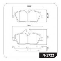 Imagem: PASTILHAS DE FREIO DIANTEIRA BMW 116 118 120 200  