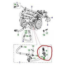 Imagem: VALVULA TERMOSTATICA JAGUAR X-TYPE 2.0 16V 2001/  