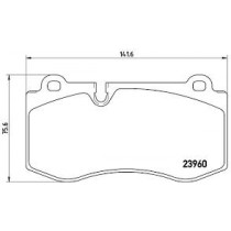 Imagem: PASTILHA FREIO DIANTEIRA CLS 350 500 550 06/10  