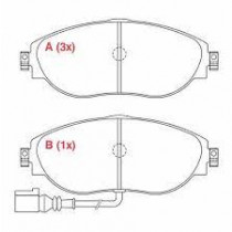 Imagem: PASTILHA FREIO DIANTEIRA PASSAT 2.0 3.6 11/...TI  