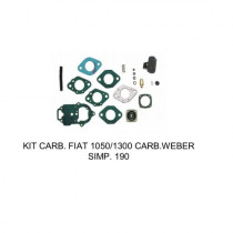 Imagem: KIT CARBURADOR FIAT 1300 1500 WEBER SIMPLES 190   