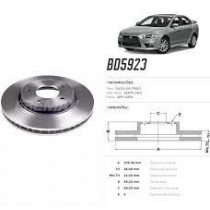 Imagem: DISCO DE FREIO DIANTEIRO MITSUBISHI LANCER 2.0 1  