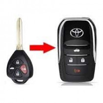 Imagem: CHAVE CANIVETE ADAPTACAO TOYOTA 4 BOTOES  