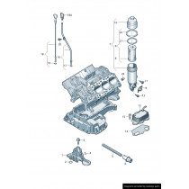 Imagem: SUPORTE FILTRO DE OLEO AUDI A4 A5 A6 A7 A8 3.0 3  