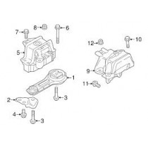 Imagem: COXIM MOTOR DIREITO MITSUBISHI OUTLANDER 2.0 16V  