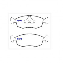 Imagem: PASTILHA FREIO DIANTEIRA GOL GTI 2.0 LOGUS GLS E  