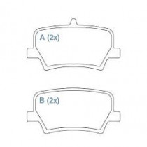 Imagem: PASTILHA FREIO TRASEIRA VOLVO XC40 18/... CERAMICA  