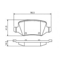 Imagem: PASTILHA FREIO TRASEIRA A180 A190 A200 /12 B180   