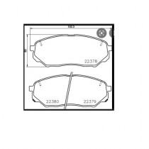 Imagem: PASTILHA FREIO DIANTEIRA KIA SORENTO 2.4 3.3 15/  