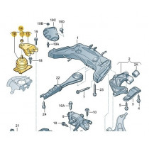 Imagem: COXIM MOTOR DIREITO VW POLO 02/08 FOX 04/08 SPAC  