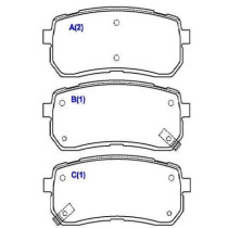 Imagem: PASTILHA FREIO TRASEIRA VERA CRUZ 3.8 V6 07/...S   Imagem: PASTILHA FREIO TRASEIRA VERA CRUZ 3.8 V6 07/...S