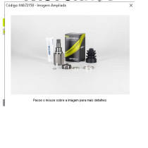 Imagem: TULIPA COM TRIZETA NISSAN KICKS 1.6 16V 17/... V  