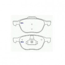 PASTILHA FREIO DIANTEIRA FOCUS 08/09 ECOSPORT 2.