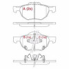Imagem: PASTILHA DE FREIO DIANTEIRA HONDA ACCORD VIII 2.  