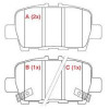 Imagem: PASTILHAS DE FREIO TRASEIRA NISSAN XTRAIL MURANO  