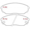 Imagem: PASTILHA DE FREIO TRASEIRA MERCEDES ML 230 270 3  