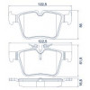 Imagem: PASTILHAS DE FREIO TRASEIRO MERCEDES C180 2014/...  