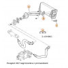 Imagem: CANO AGUA MOTOR PEUGEOT 307 2001/12 SISTEMA BEHR  