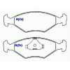 Imagem: PASTILHAS DE FREIO DIANTEIRA GOL PARATI SAVEIRO   