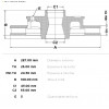 Imagem: DISCO DE FREIO EXPLORER 4X2 95/... C/ABS/RANGER/  