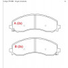 Imagem: PASTILHA FREIO DIANTEIRA DODGE RAM 2500 3500 202  