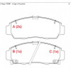 Imagem: PASTILHA FREIO DIANTEIRA HONDA ACCORD 08/...NEW   